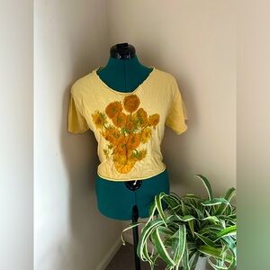 Van Gogh crop top